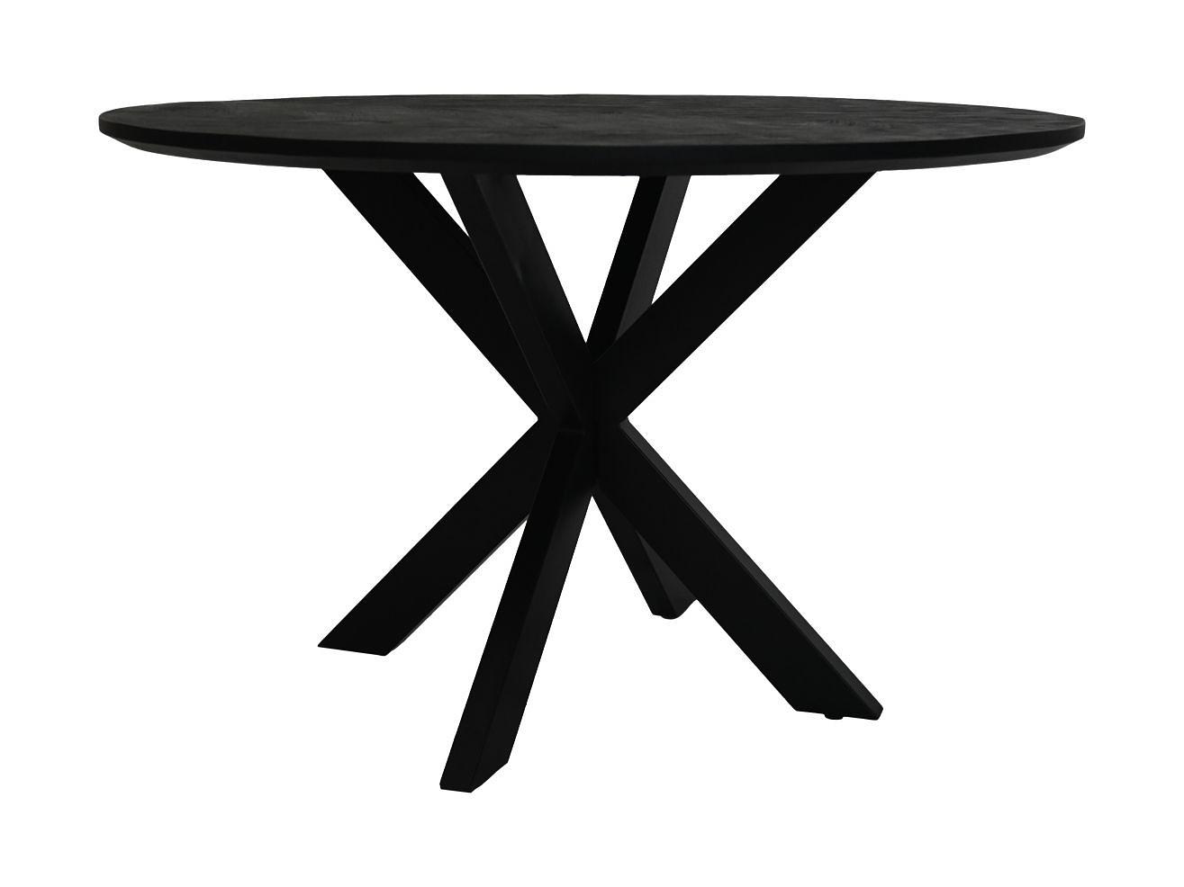 Runder Esstisch Mangoholz Metall ø100cm 1