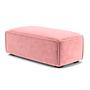 Daphne Fußhocker Modul Velour Lux Vintage Rosa 0