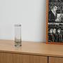 Glass vase Transparent 1970s 1