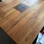 Boss Executive Quadrato Dining Table Wood Brown 3