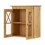 Hängeschrank Holz Braun 6