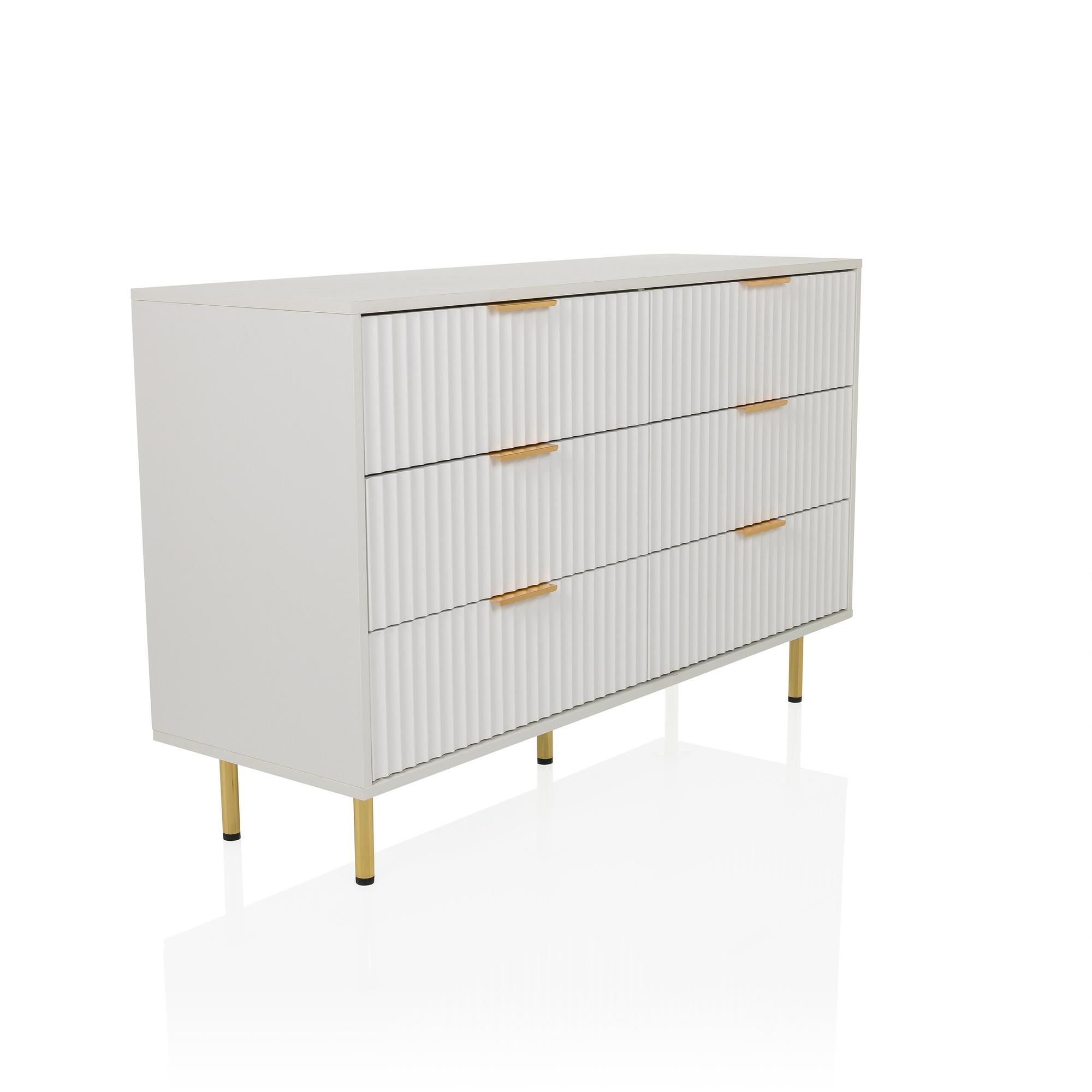 HJELLE Kommode Weiß 5