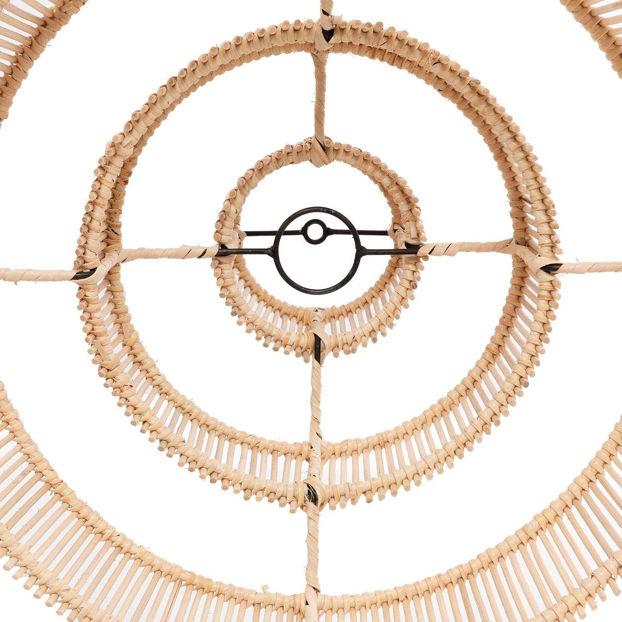 Pendelleuchte M Rattan Natur 8