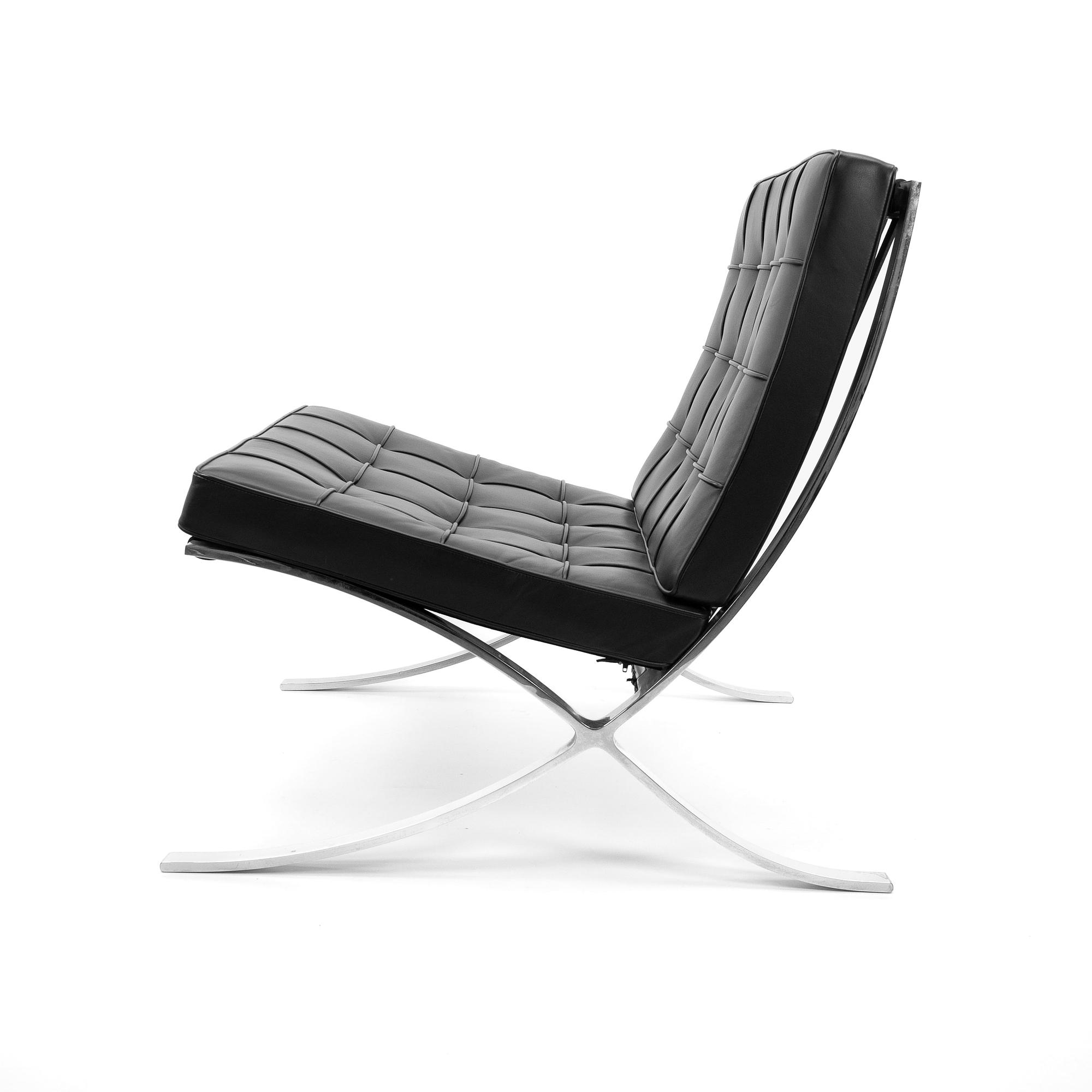 Barcelona Stuhl Schwarz von Knoll International 1