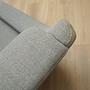 Sessel Textil Holz Grau 1970er Jahre 14