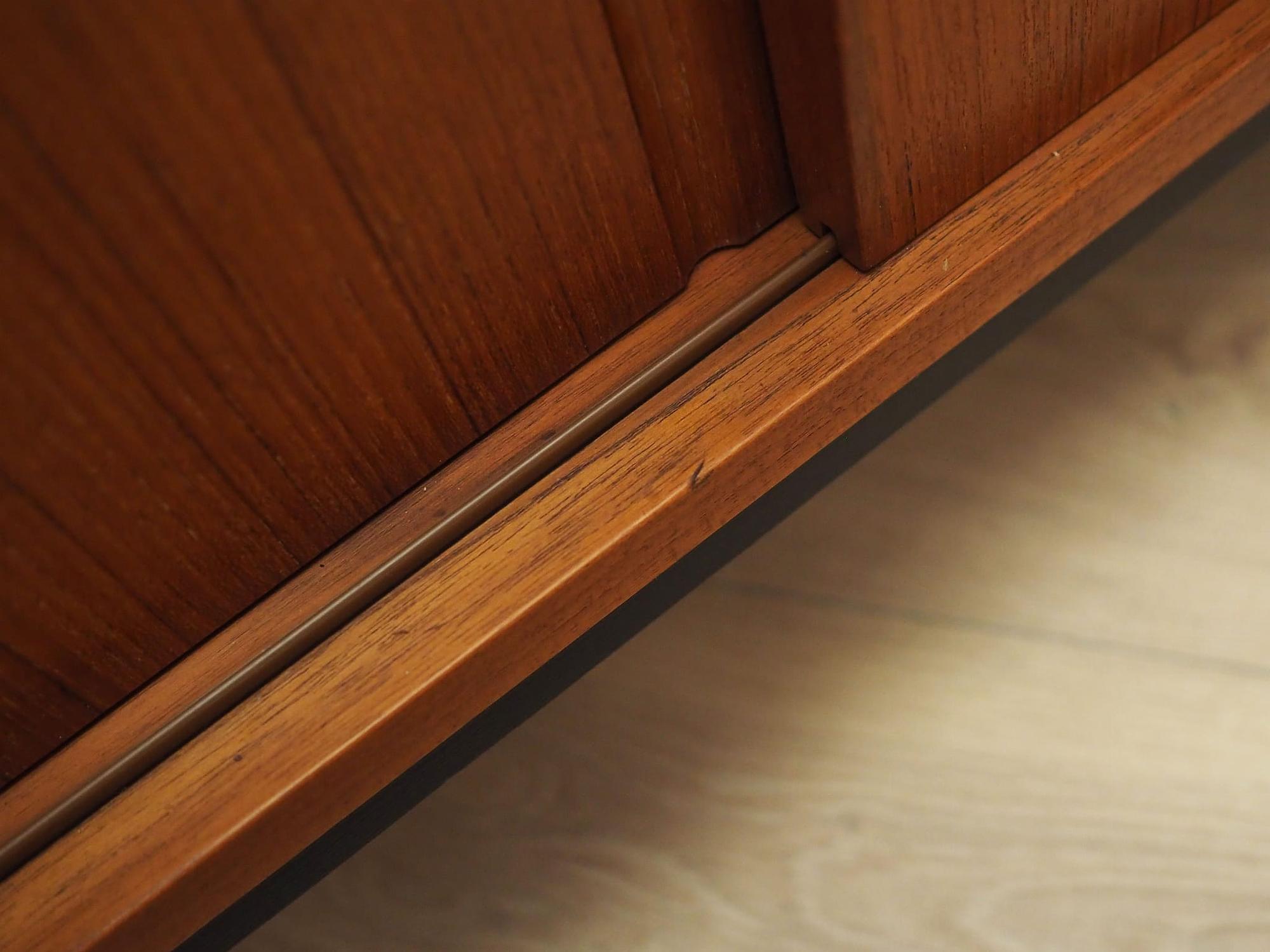 Vintage Sideboard Teak wood Brown 1970s 13