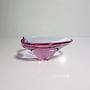 Vintage Aschenbecher Alexandrit Glas 1950er Jahre 2