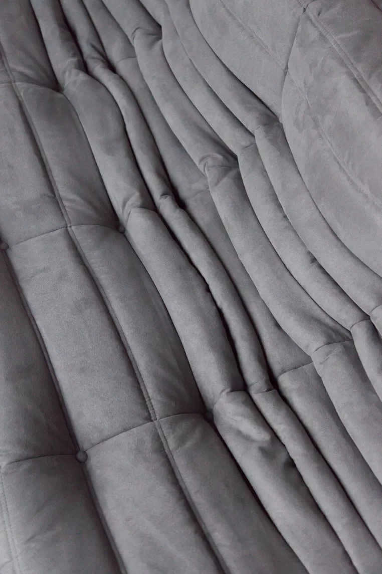 Togo Sofa 3-Sitzer Textil Grau 8