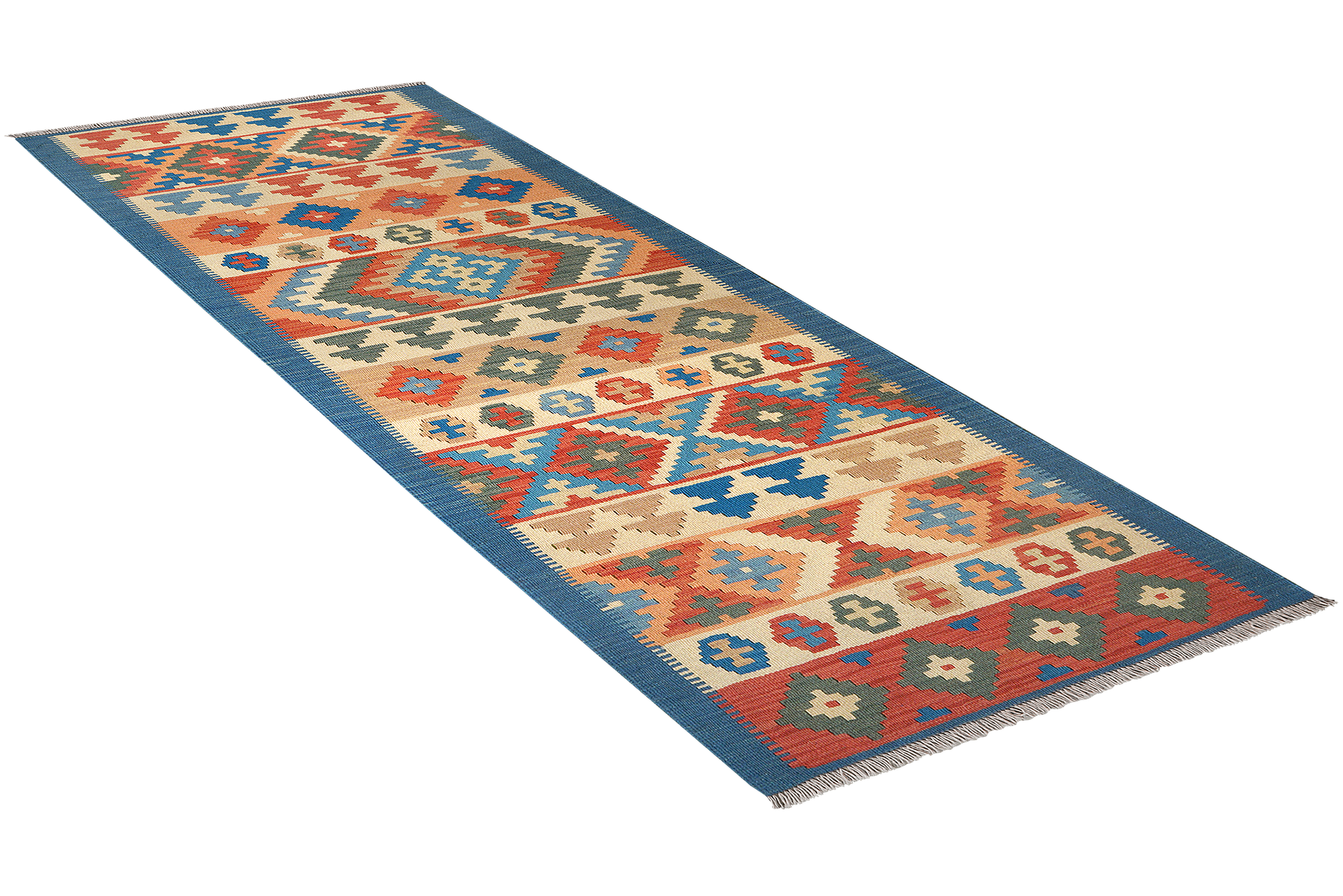 Kelim Gashgai Carpet Wool Multicolored 2