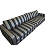 Dylan Sofa 4-Sitzer Line Latte Black 7