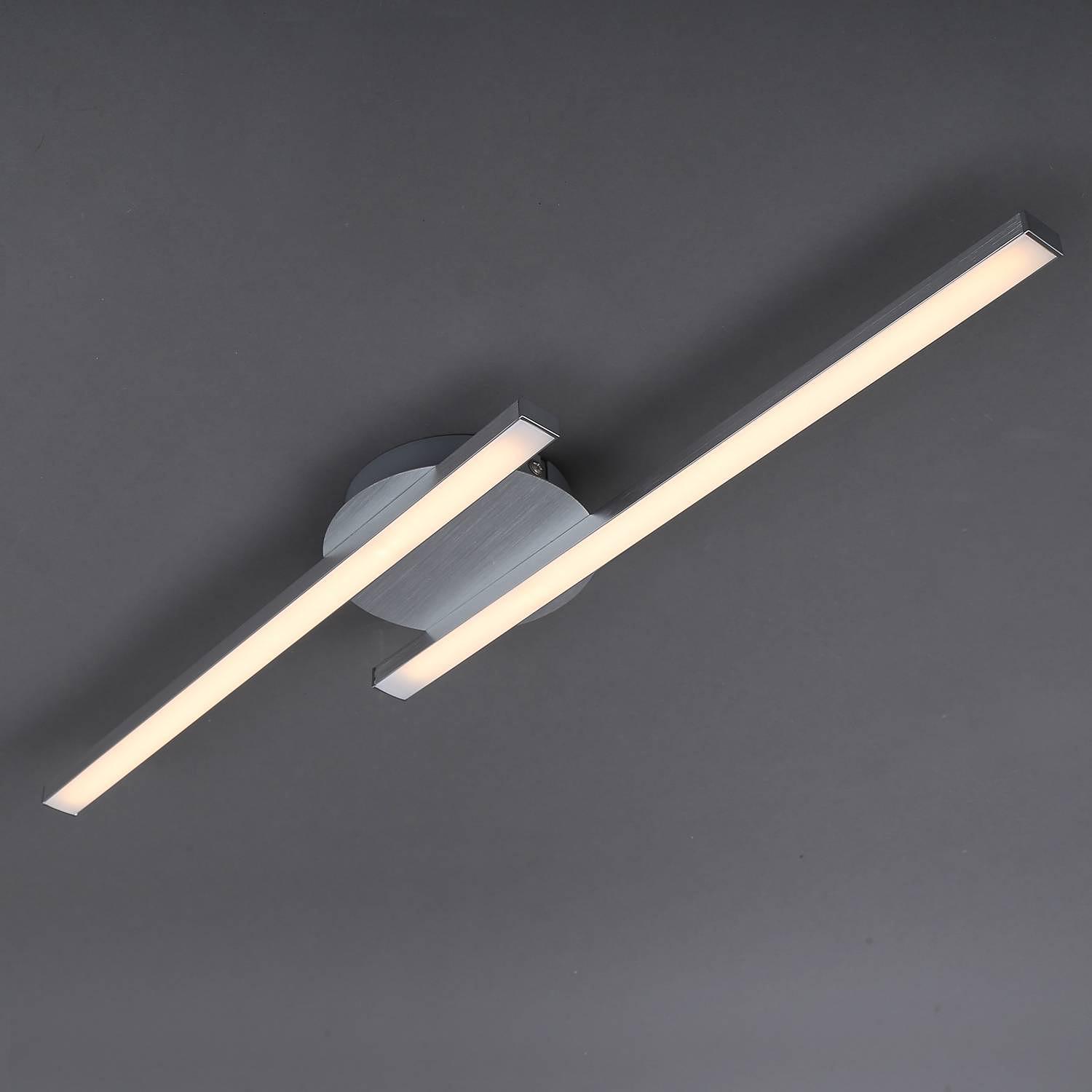 Go LED ceiling light iron 2-flame 1