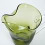 Glass bottle Olive green 1960s 7