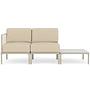 Hadley Outdoor 1-Seater Module Marzipan 1