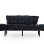 Nitta Triple Schlafsofa 3-Sitzer Schwarz 5