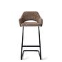 Yanai Bar Stool Bar (H) Checked Chestnut 0