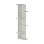 Saso Bookshelf Wood veneer White 0