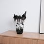 Murano glass vase black 1960s 8