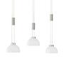 LED pendant lamp 2-flame Silver 0
