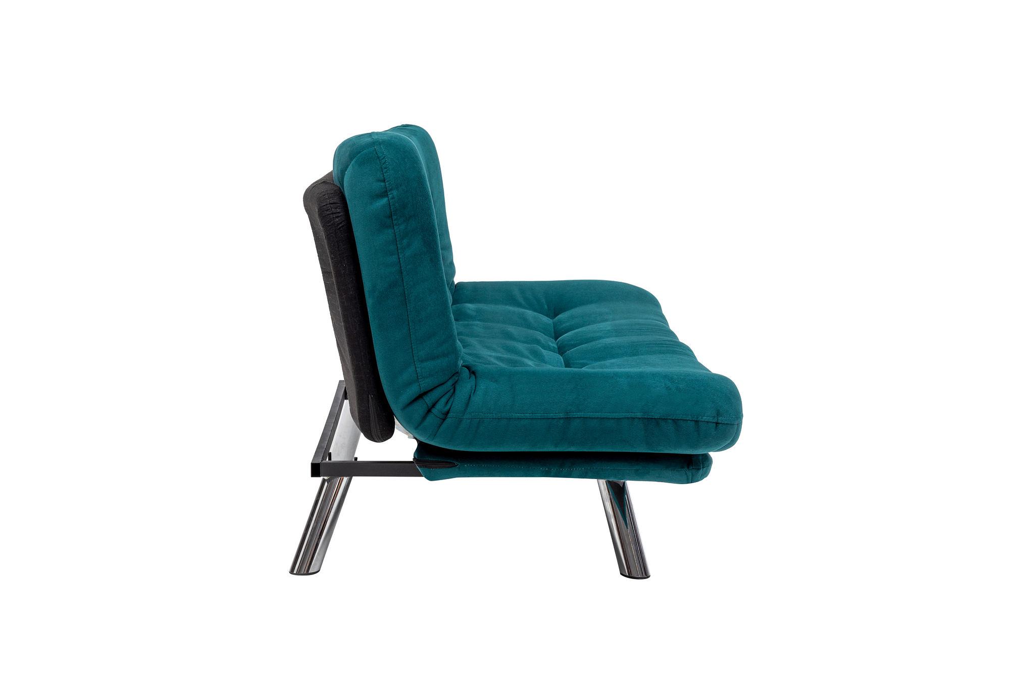 Misa Small Schlafsofa 3-Sitzer Petrol Grün 6