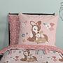 Fawn Crib Bedding Pillow Cotton Pink 3