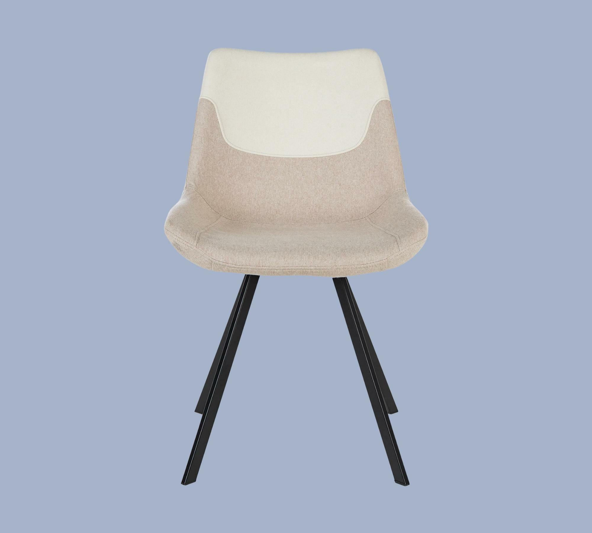 2x Esszimmerstuhl Webstoff Beige 1