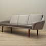 Sofa 3-seater textile gray 1980s 2