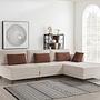 Matris Right Eckschlafsofa Beige 0