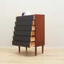Vintage chest of drawers Teak wood Brown 1970s 3