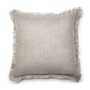 Kissenhülle Naturleinen Hellgrau 65 x 65cm 0