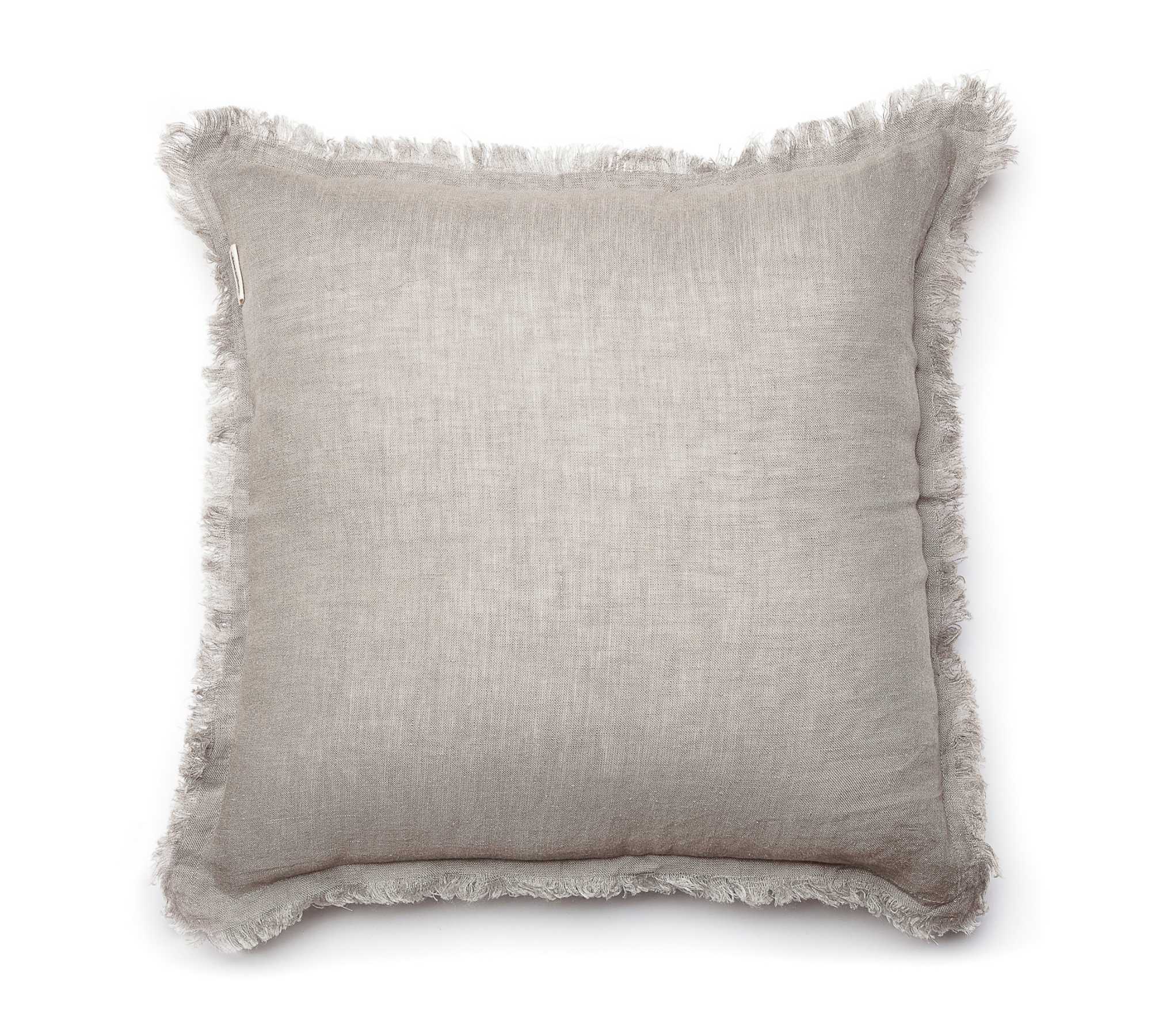 Kissenhülle Naturleinen Hellgrau 65 x 65cm 0