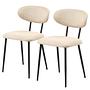 2x Esszimmerstuhl Almsted Strukturstoff Badia: Beige 0