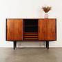 Highboard Teakholz 1960er Jahre 3