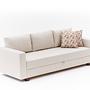 Aly Sofa Bed 3-Seater Cream 5