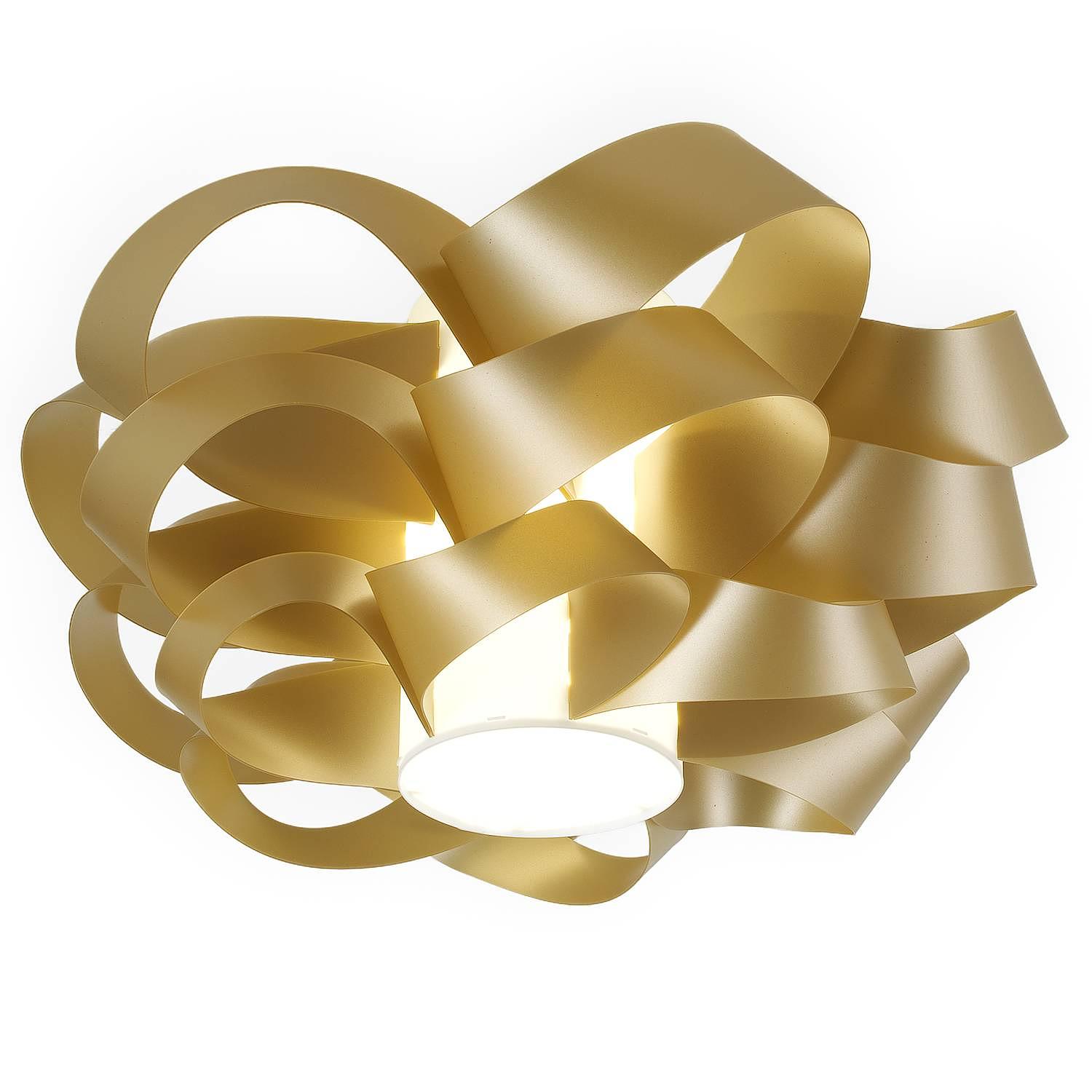 Deckenleuchte Cloud Polyacryl Gold Durchmesser: 40 cm 0