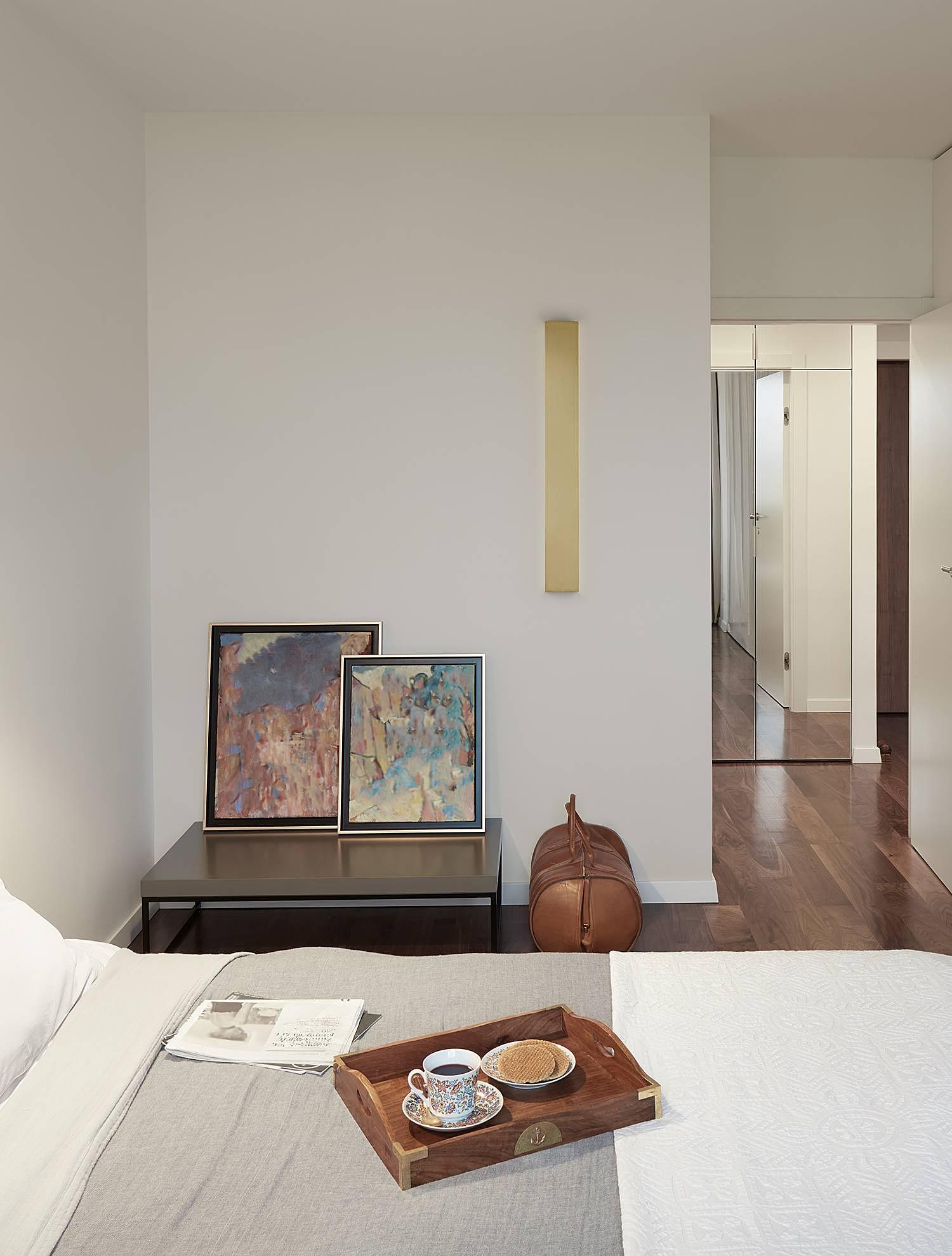Wandleuchte Seline 1-Flammig Aluminium Gold  2