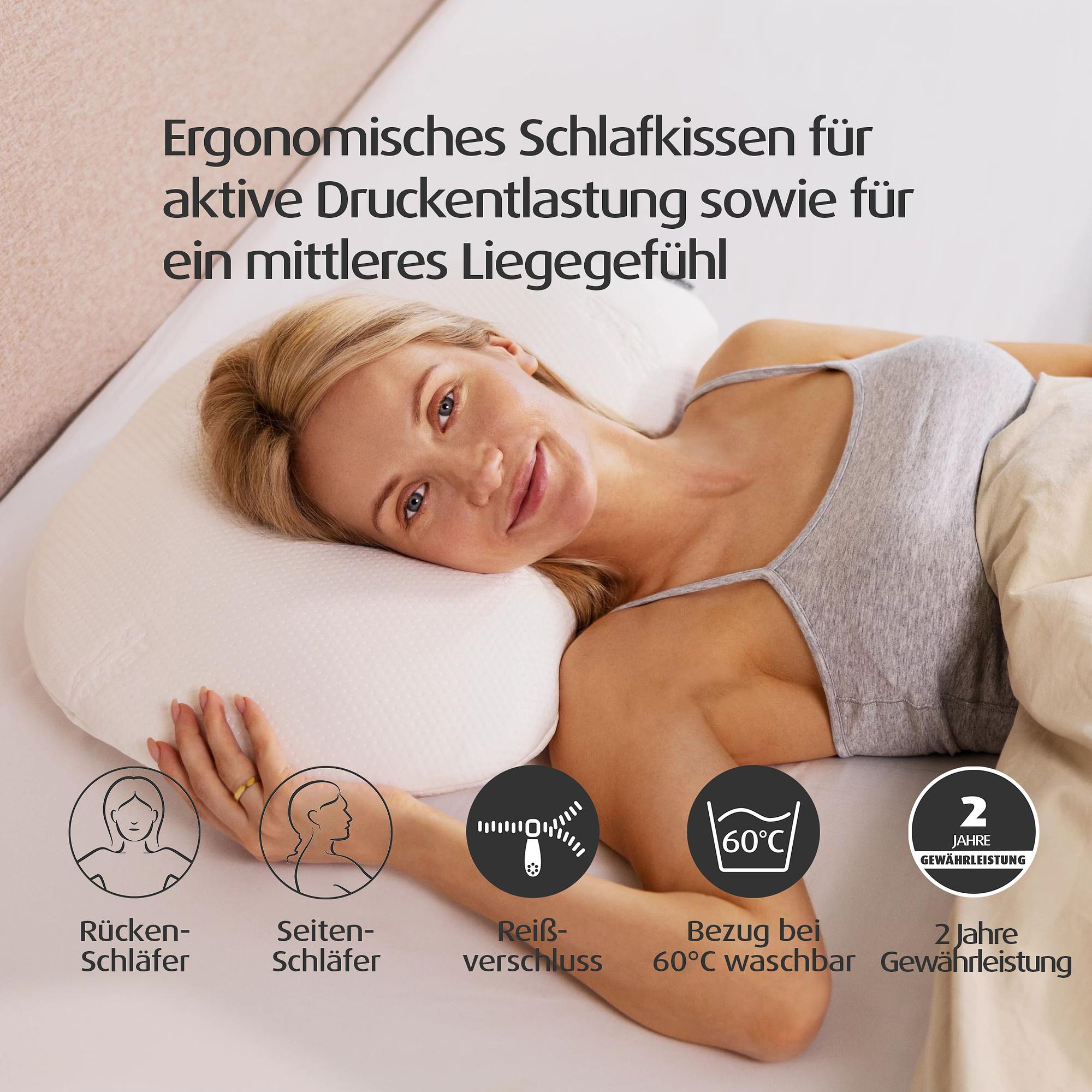 TEMPUR® Sonata ergonomisches Nackenstützkissen in M 3