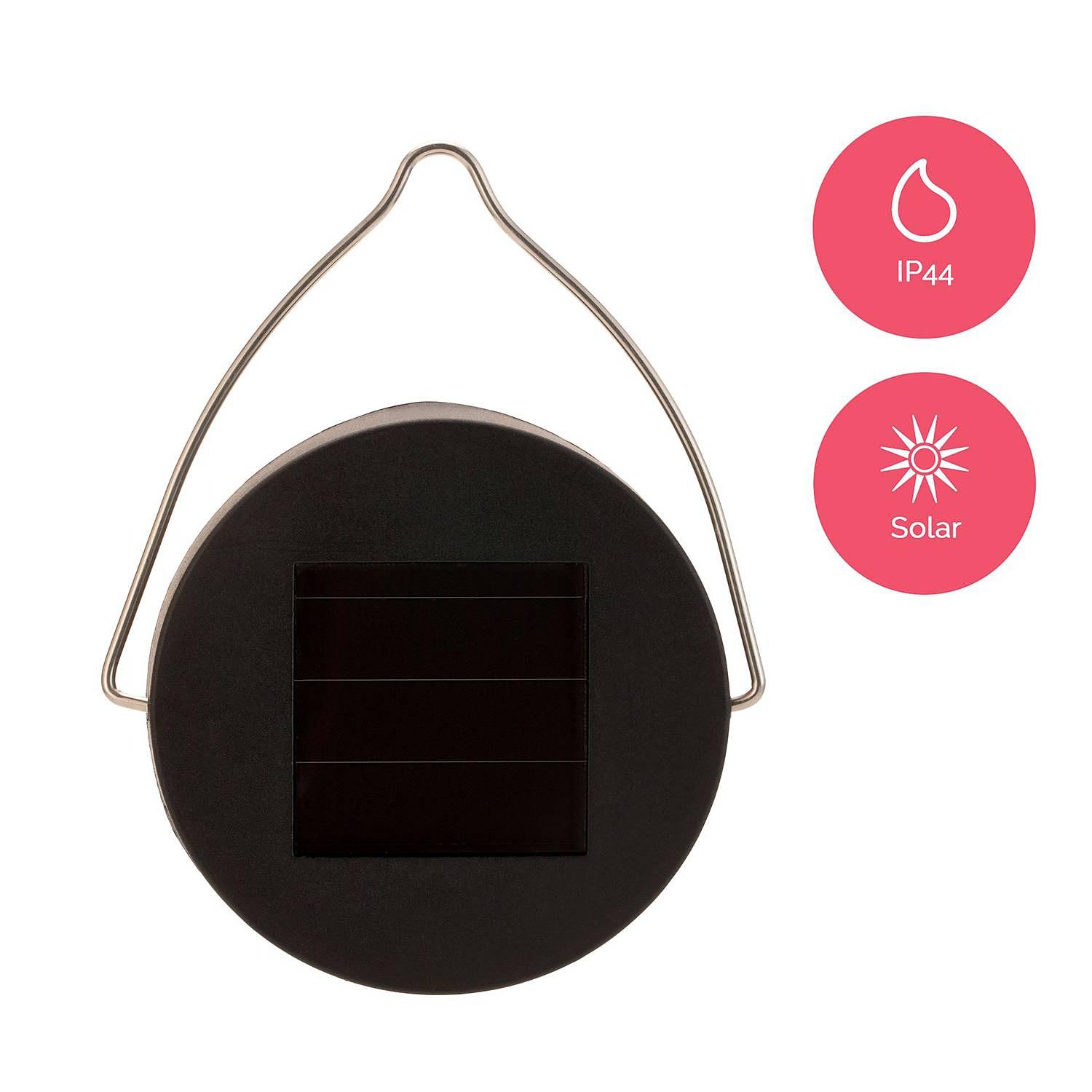 1-Flammig Sunshine Pearl Solar-Erdspieß Klarglas 4