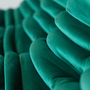 Divano Togo 3 posti velluto verde smeraldo 9