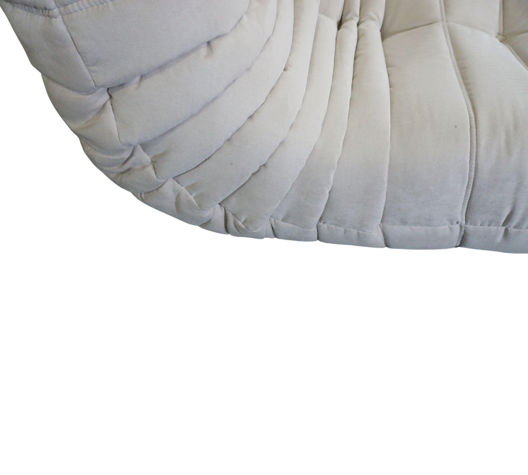 Togo Sofa 3-Sitzer Textil Hellgrau 5