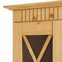 Hängeschrank Holz Braun 3