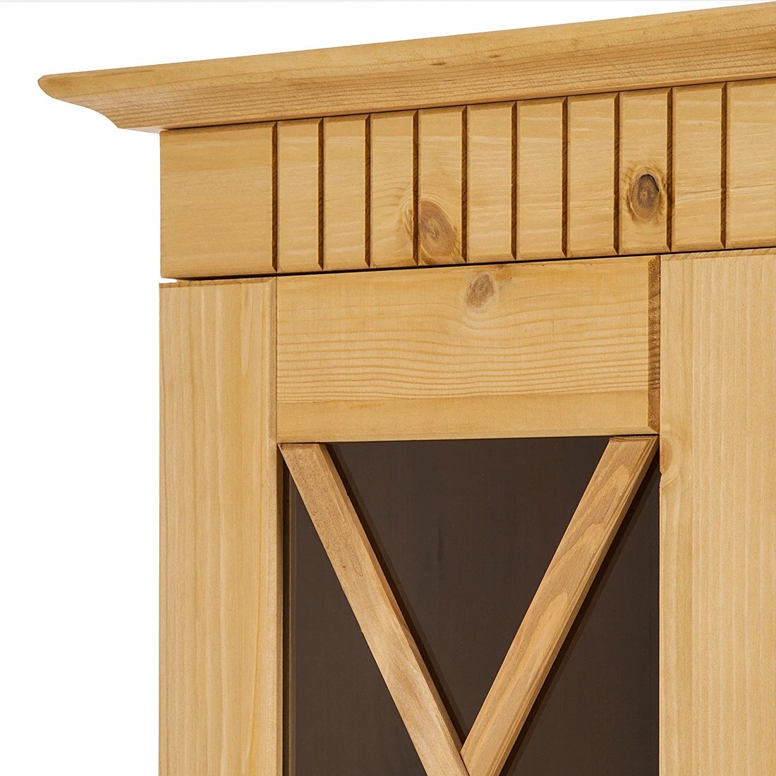 Hängeschrank Holz Braun 3