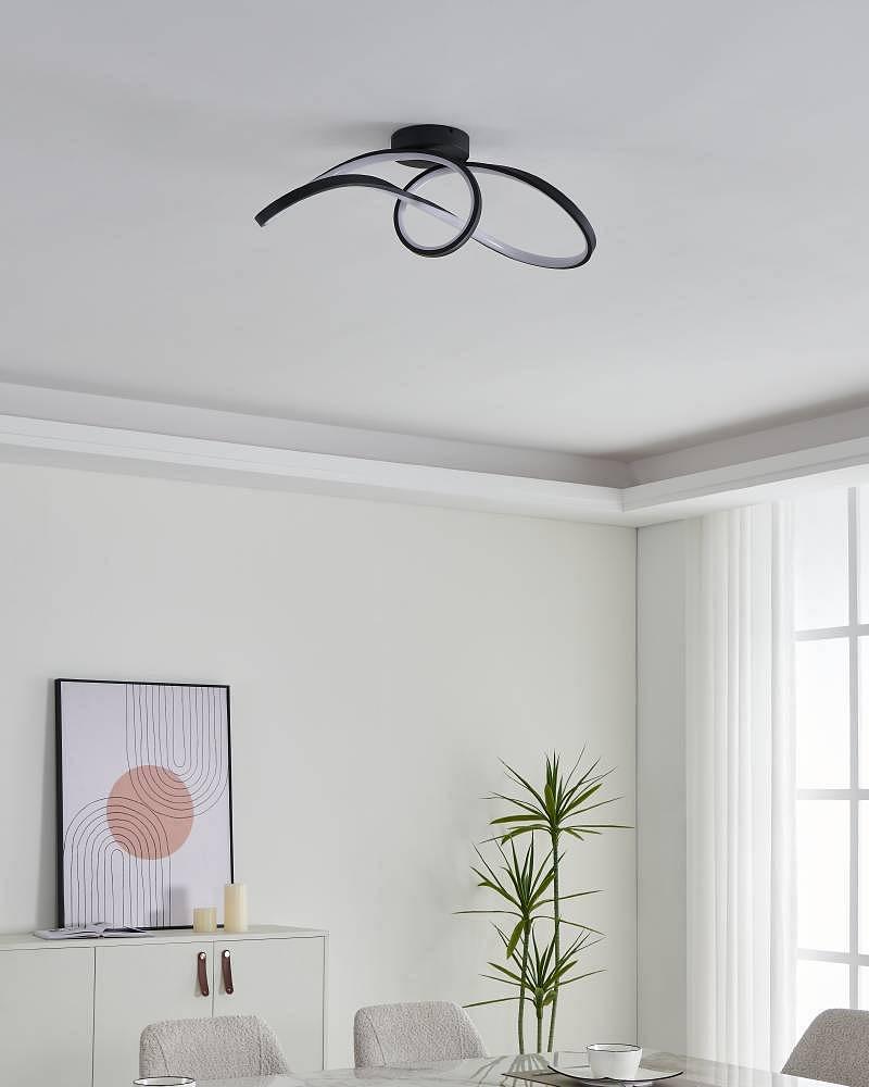 LED-Deckenleuchte Calarossa Polycarbonat Stahl 3