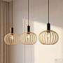ZESTA Pendant Light 3-Light Bamboo Iron 0
