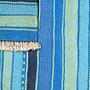 Kilim Gashgai Teppich Blau 4