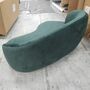 Rose 2,5-Sitzer Sofas Velour Lux Dark Green 7