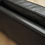 Sofa Leather Black 1970s 12
