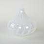 Glass vase White 1960s 3