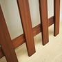 Teak wall coat rack 1970s 11