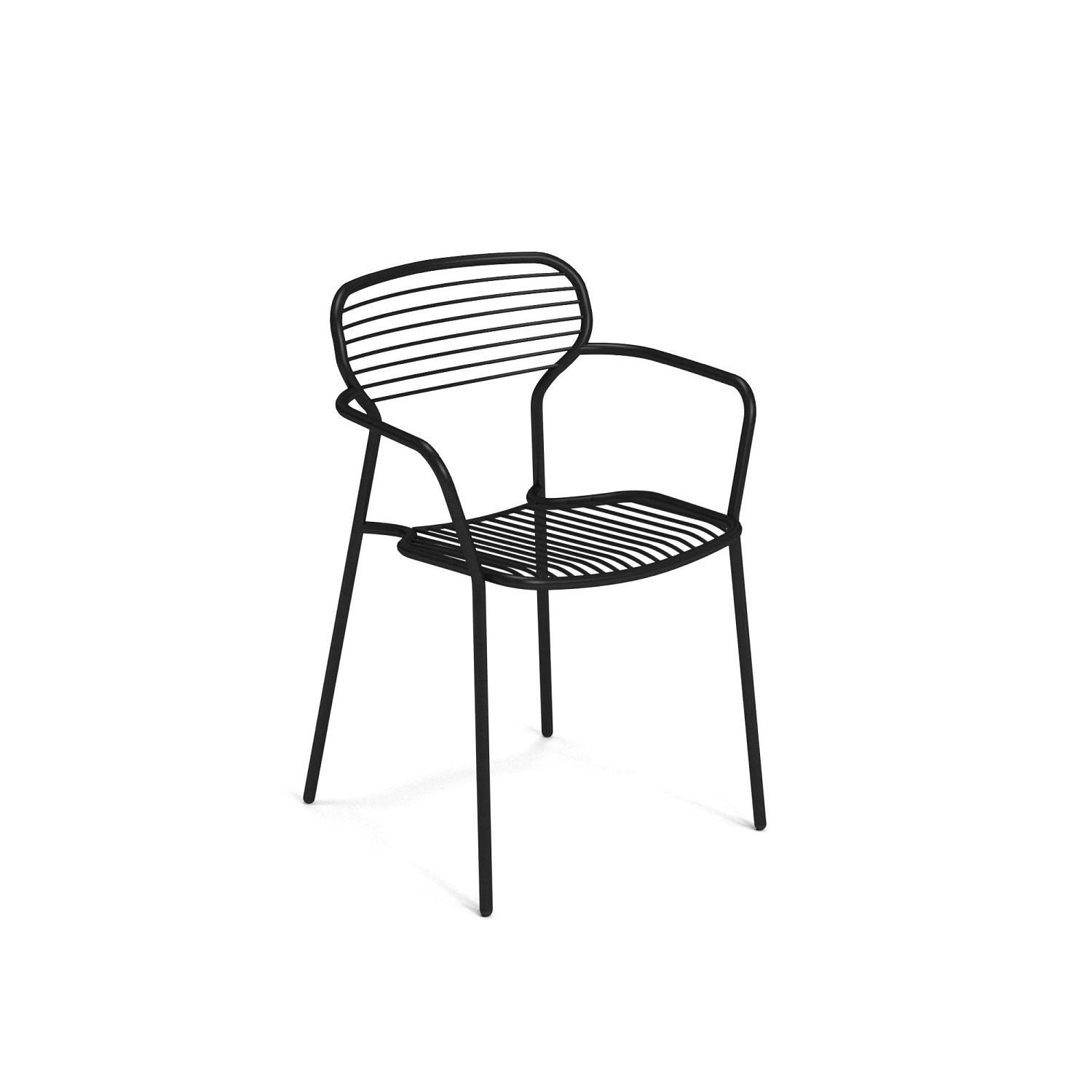 Apero armchairs steel black 0