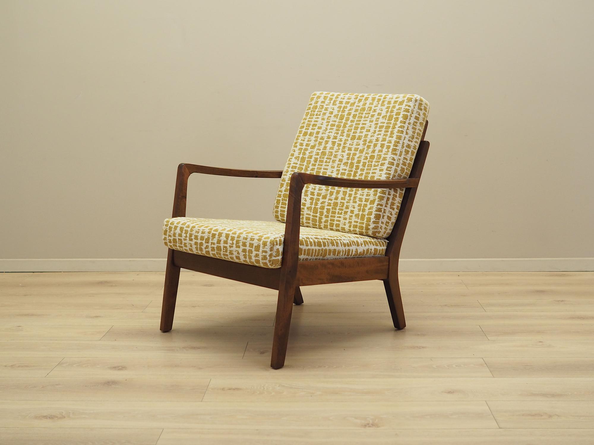 Armchair beech wood 1970s 2